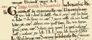 The Domesday Book reference