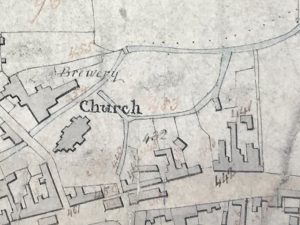 Church Mead (field 83) on the tithe map of 1838