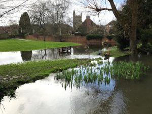 Church Mead flooding in 2024